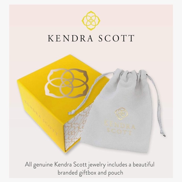 New Kendra Scott Gold Elisa Necklace - Picture 3 of 3